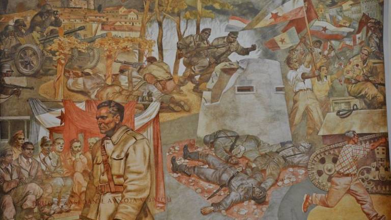 Edino mesto v državi, ki ima Tita na freski