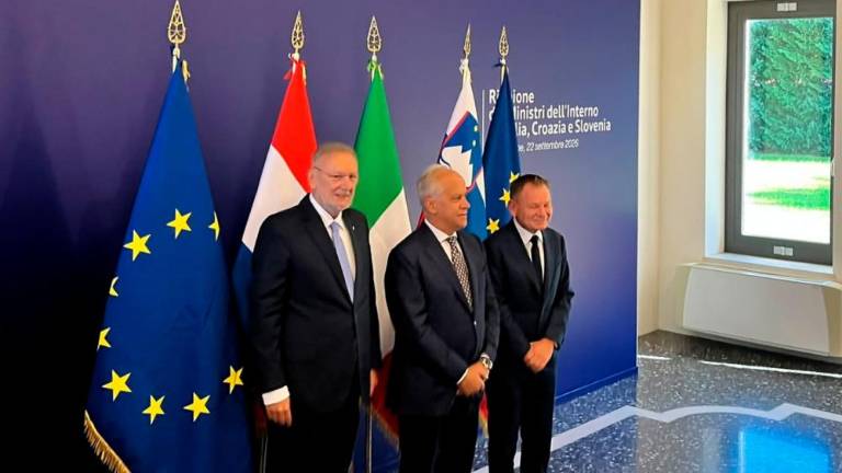 Notranji ministri Italije, Slovenije in Hrvaške o nadzoru na meji