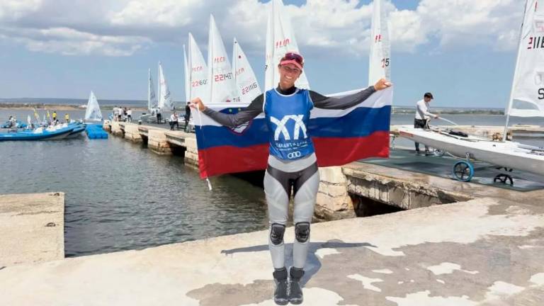 Koprska jadralka Alenka Valenčič srebrna na sredozemskih igrah v Tarantu