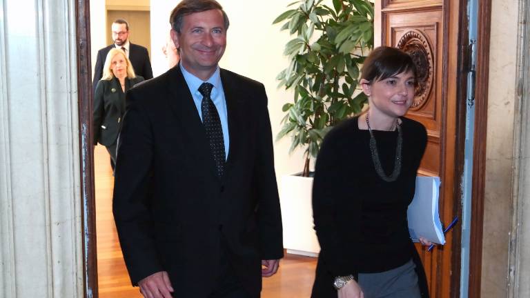 Erjavec in Seracchianijeva na bilateralnem srečanju