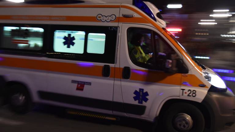 Padla s skuterja na trgu Promontorio