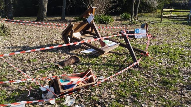Znesli so se nad tablami, knjigobežnico in medvedko