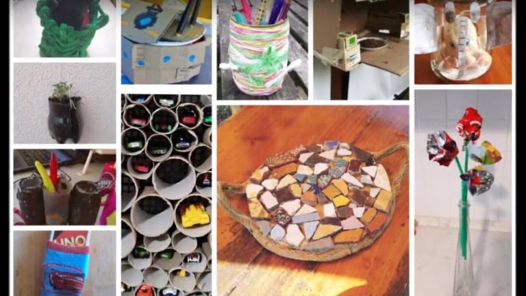 Za kreativne reciklirane izdelke so prejeli nagrado