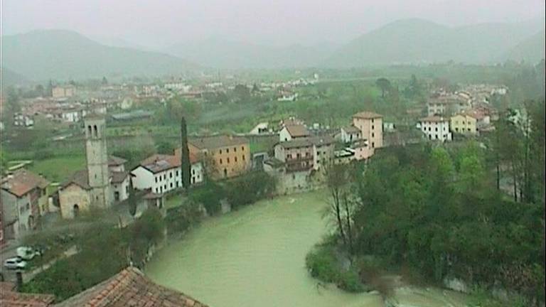Benečija rekorderka dežja, Višarje snega