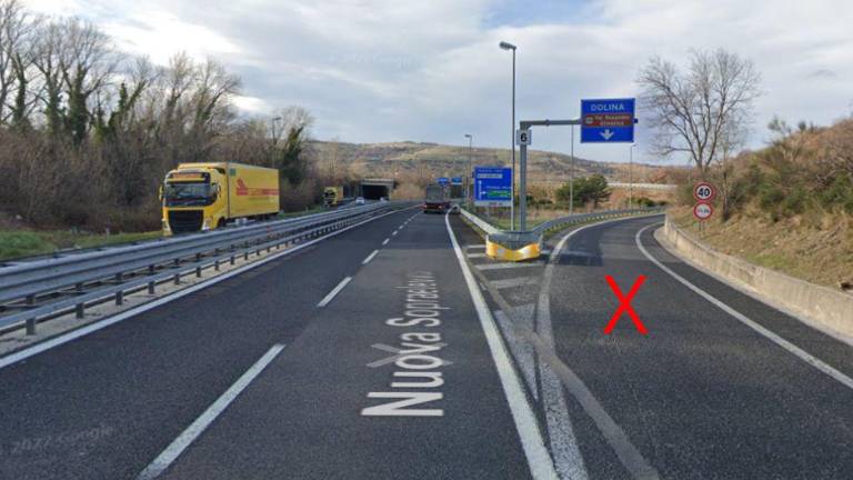 Danes in jutri zaprt izvoz za Dolino v smeri proti Trstu