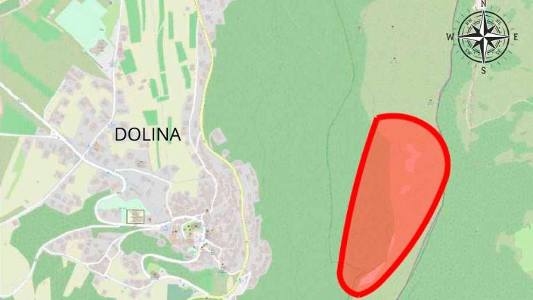 Pri Dolini prepoved plezanja in letenja dronov