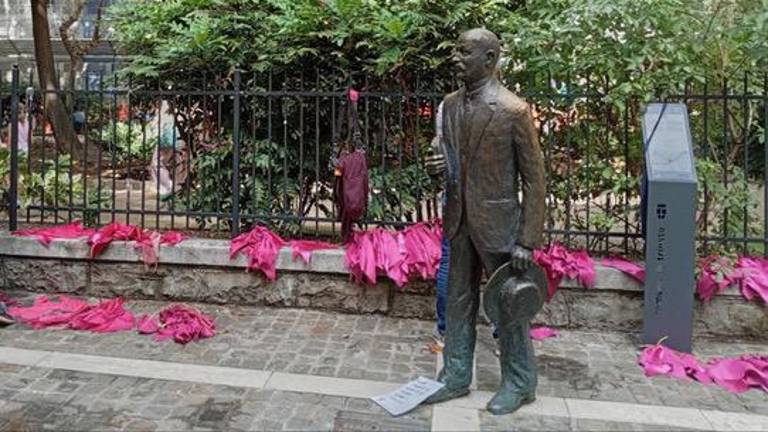 Poškodovali obeležje žrtvam femicida