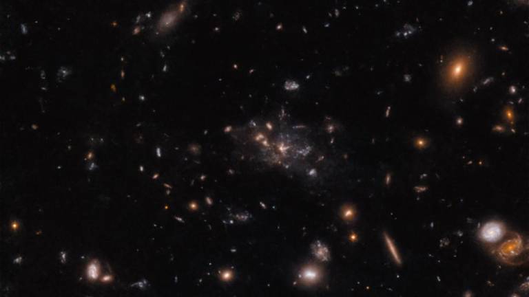Prvič so opazovali nastajanje največje jate galaksij
