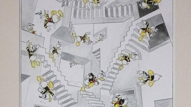 Po matematikih in hipijih bo Escher obnorel še Tržačane?