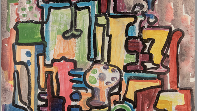 Našli dolgo izgubljeno sliko Avgusta Černigoja