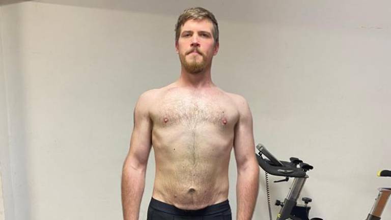 Med pandemijo shujšal za 40 kg