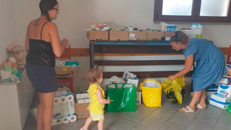 V Doberdobu in Dolu zbirali hrano in pijačo za junake