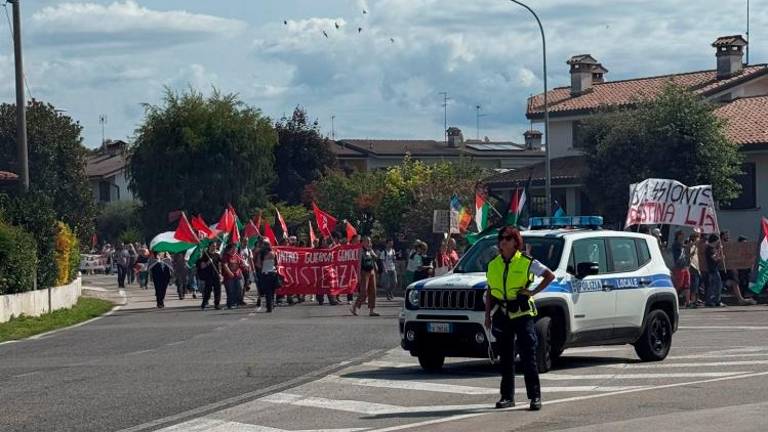 V Ronkah množično obiskan shod proti vojni in genocidu v Palestini