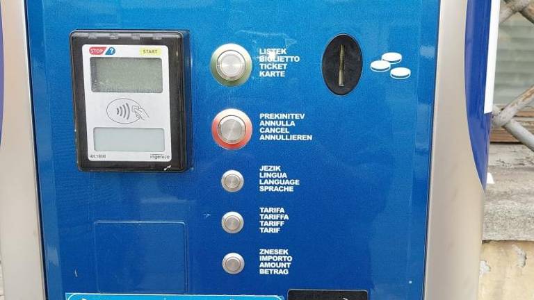 Slovenščina na piemontskem parkomatu