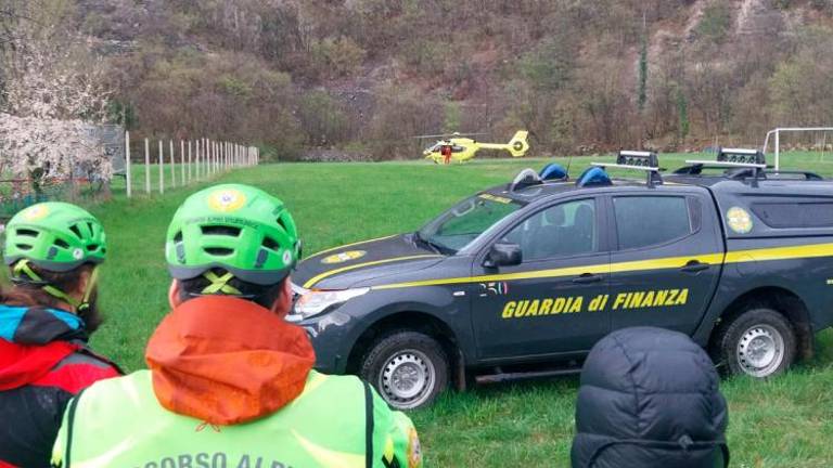 Reševalna akcija na strmem pobočju pri Pušji vasi