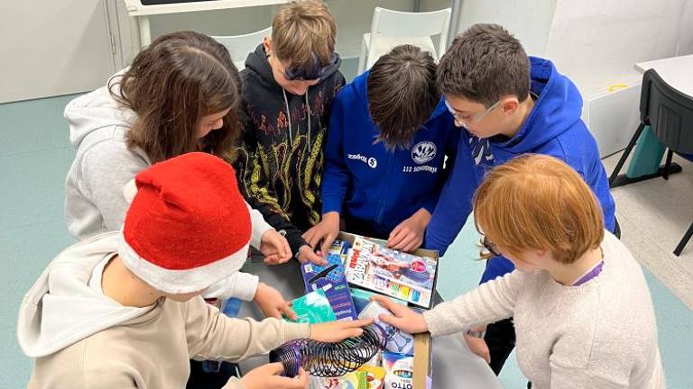 Tudi domski učenci so bili Božički za en dan