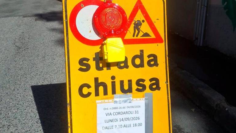 Danes zjutraj zaprli za promet Ulico Cordaroli