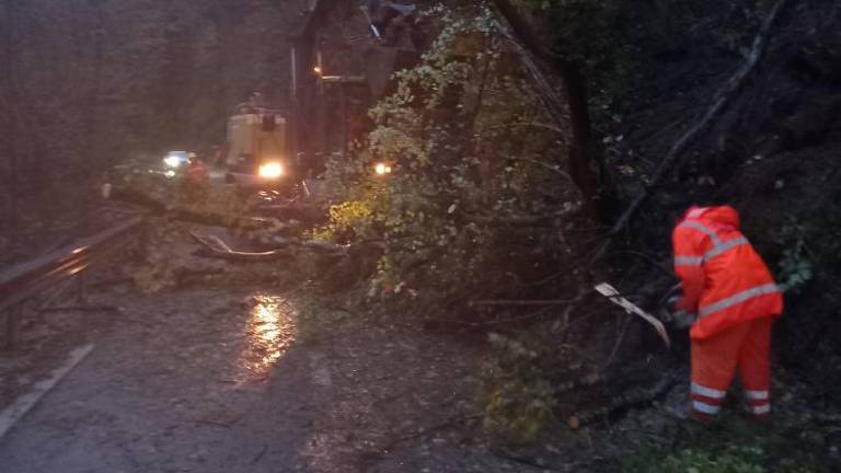 V Baški grapi voda dere z vseh strani (FOTO in VIDEO)