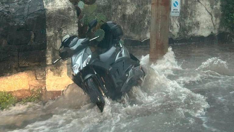 V Trstu izrazit naliv povzročal težave (VIDEO)