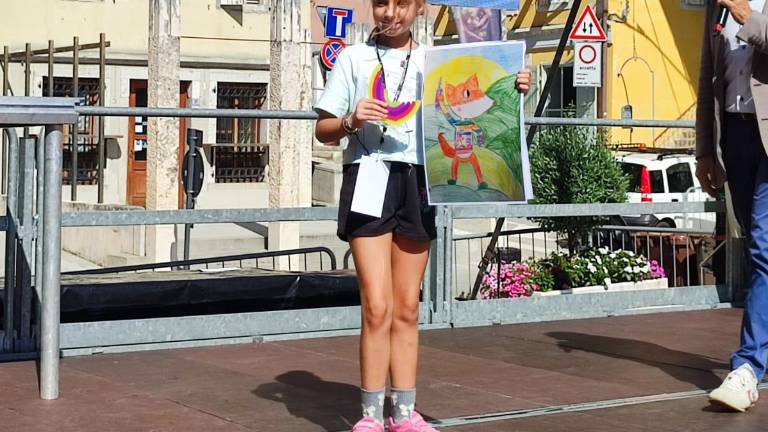Basen o lisici in grozdju je učenki šole Ludvika Zorzuta prinesla drugo mesto