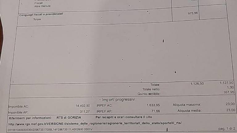 Goriška učiteljica oktobra prejela samo en evro plače