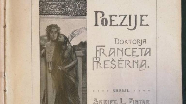 Prešernove Poezije v mestni knjižnici