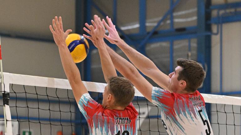 Odbojkarji SloVolleyja ZKB imajo danes pomembno tekmo proti Fiume Venetu (ARHIV)