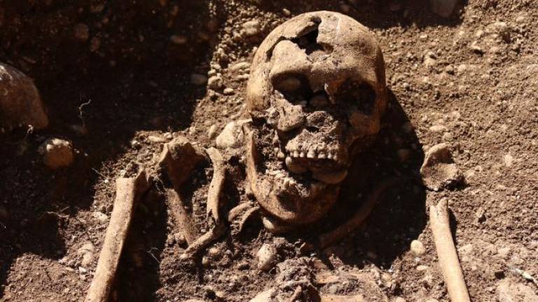 V Solkanu odkrili nov del grobišča Langobardov