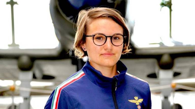 Karen Hervat kot prva tržaška Slovenka v vojaški ekipi