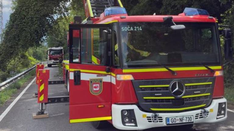 Novogoriška pomoč za goriške gasilce