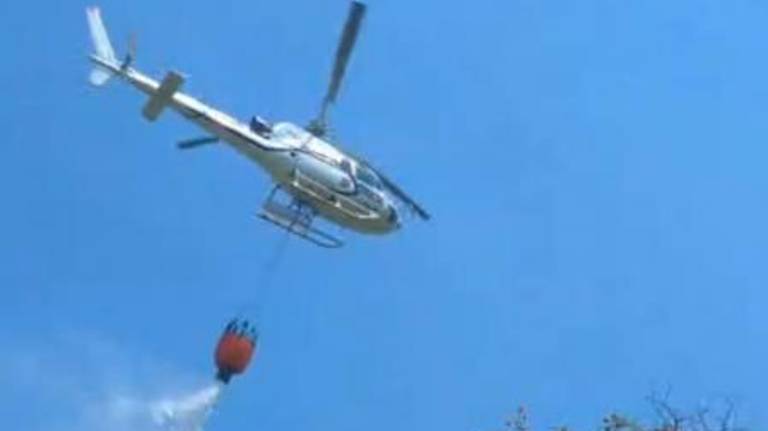 Gorelo je tudi pri Colu