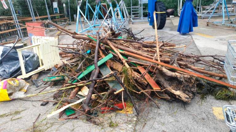 V Grljanu odstranjevali posledice poplav (FOTO)