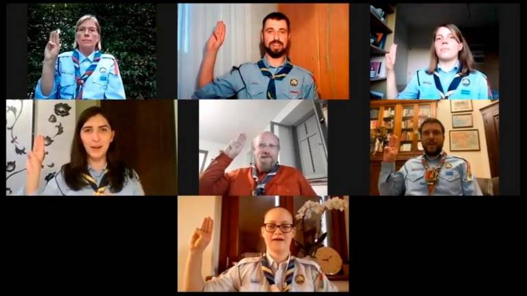 Koronavirus ni ustavil skavtskega jurjevanja (video)