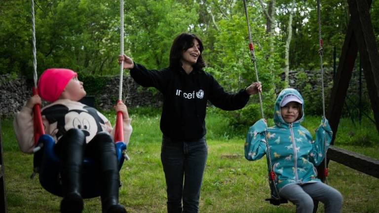 Unicef obiskal ukrajinske otroke