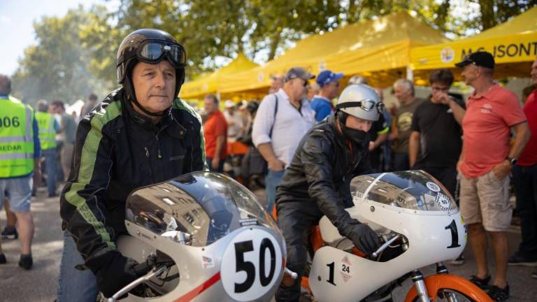 Motociklisti so se spomnili časov, ko so rušili mejo