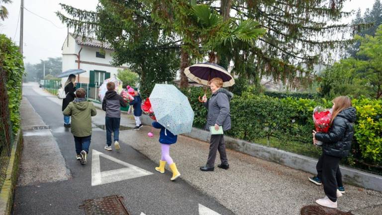V Štandrežu voščila in otroška radoživost
