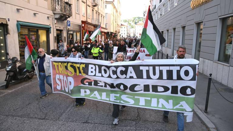 Trst je izkazal solidarnost s flotiljo Sumud