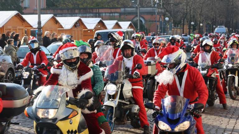 Božički na motorjih v znamenju solidarnosti