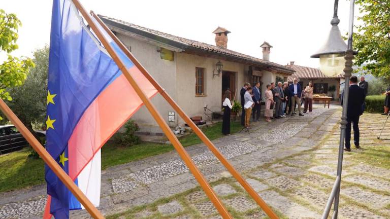 Na domačiji Edija Kebra odprli slovensko kulturno ambasado