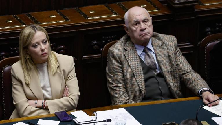 Giorgia Meloni in Carlo Nordio (ANSA)