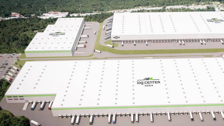 V Sežani odkrili temeljni kamen za gradnjo novega logističnega objekta