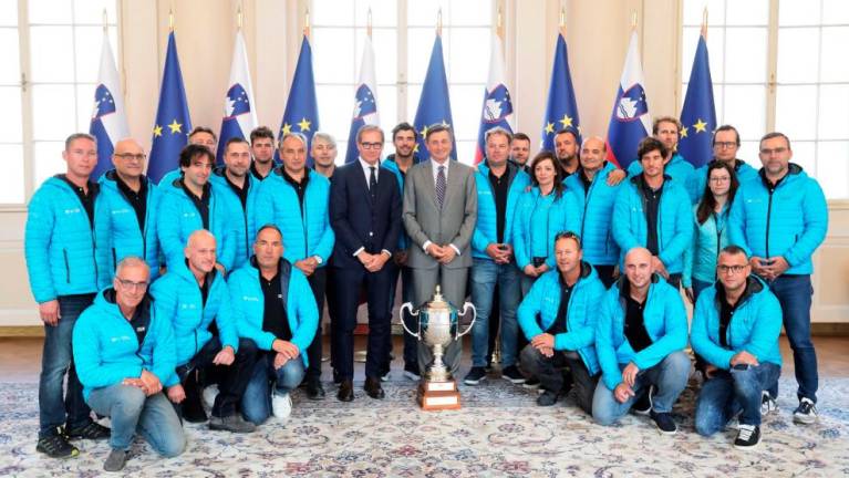 Borut Pahor sprejel člane posadke jadrnice Way of Life