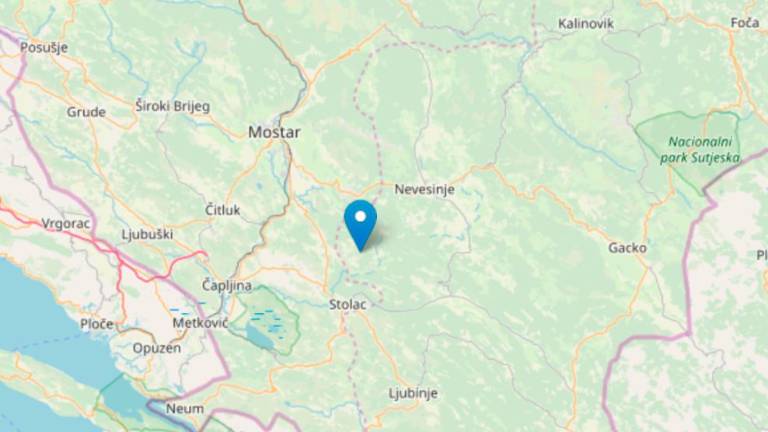 Tla so se pred kratkim močno stresla tudi v bližini Mostarja