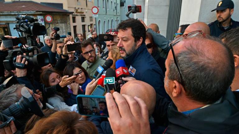 Salvini zaradi slabosti preživel dopoldan v tržiški bolnišnici