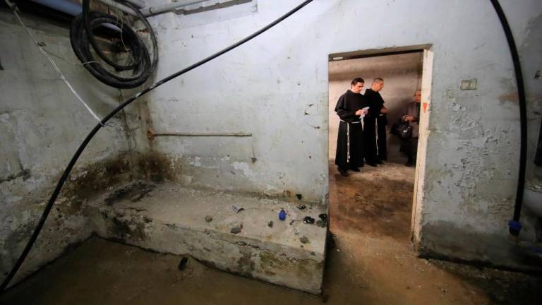 Slovenski minoriti molili v bunkerju gestapa