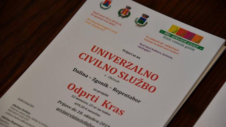 Civilna služba prvič na občinah Dolina, Zgonik in Repentabor