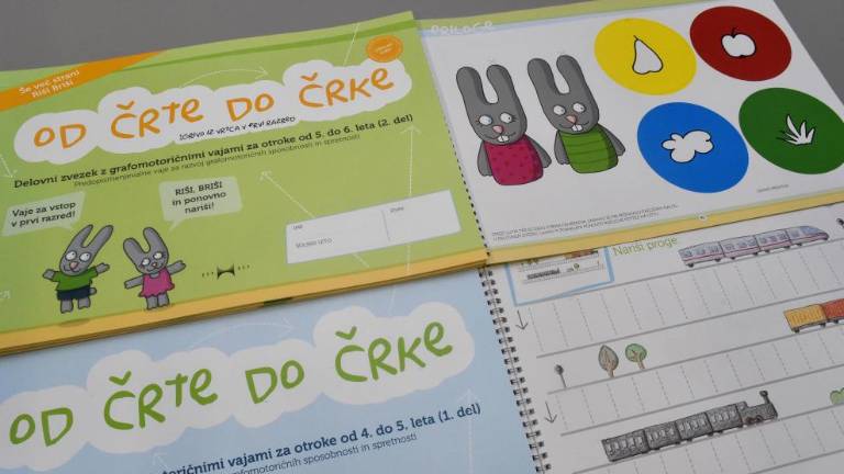 Iz vrtca v šolo z zvezkom Od črte do črke