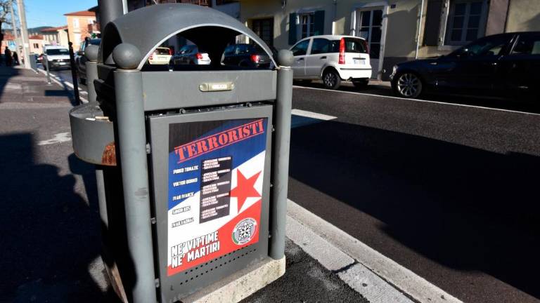 Lepaki CasaPound proti žrtvam drugega tržaškega procesa