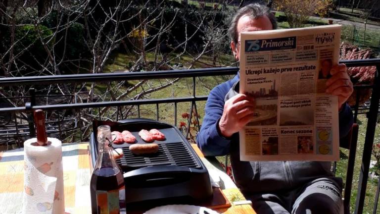 Teran, klobase in Primorski. Jaz ostanem doma! <i>(Helena Lupinc)</i>