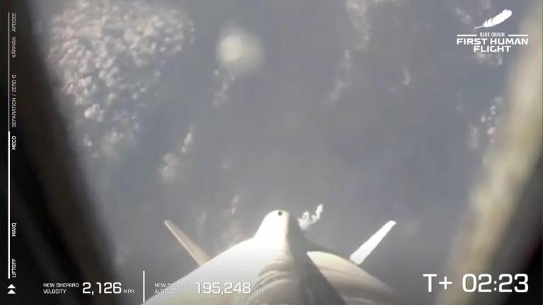 Jeff Bezos je poletel v vesolje